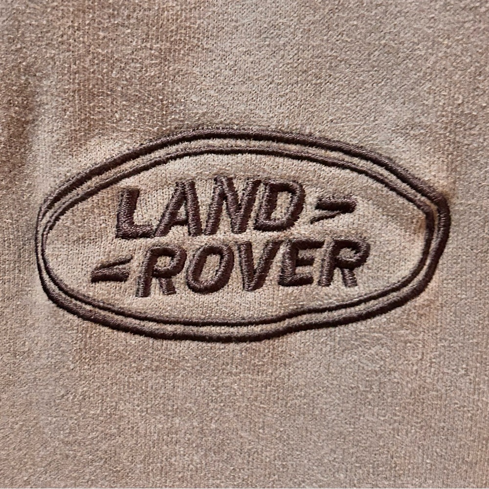 Land Rover X PacSun Taupe Fleece Jogger Sweatpants Embroidered Logo Unisex M - Picture 2 of 16